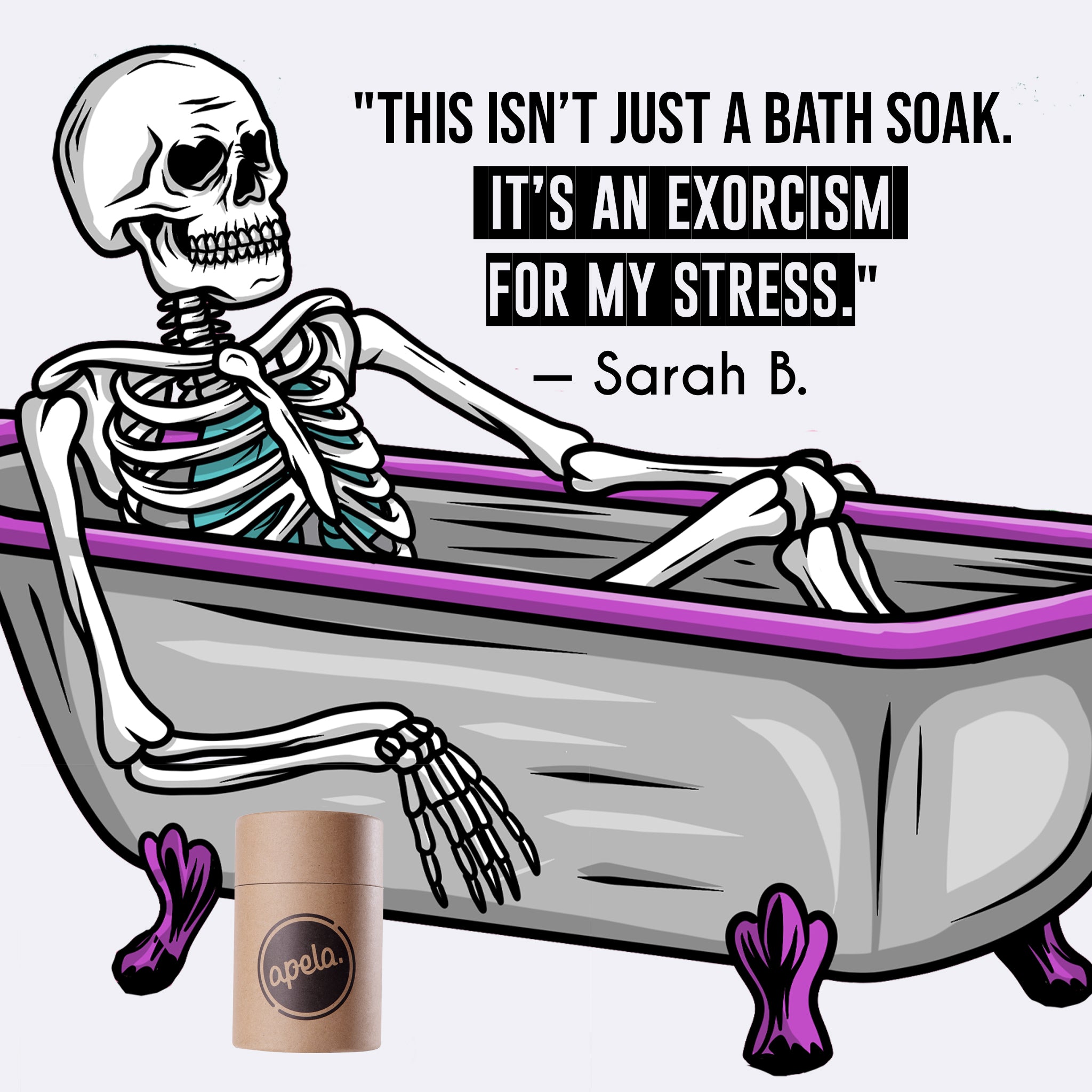 Dead Chilled Salt Soak Refill | Compostable Tube